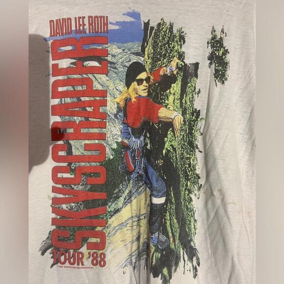 Shirts | David Lee Roth Skyscraper Tour 1988 Original Tour Merchandise ...